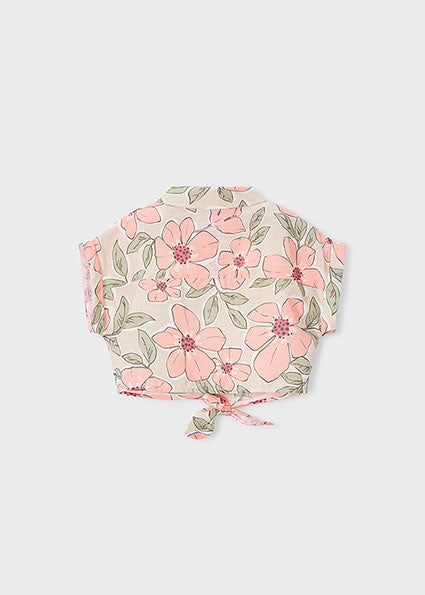 Camicia aperta con top bambina Mayoral