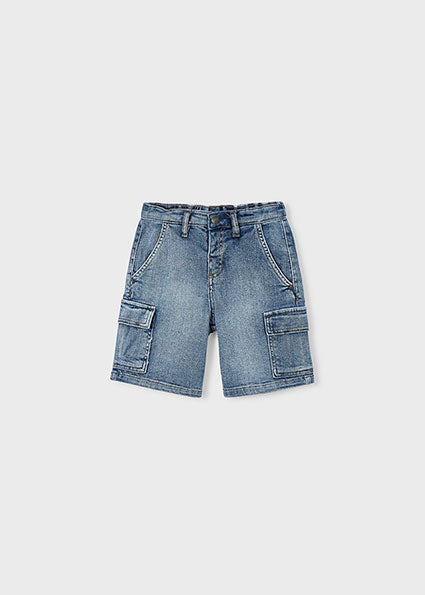 Pantaloncino Jeans cargo bambino Mayoral