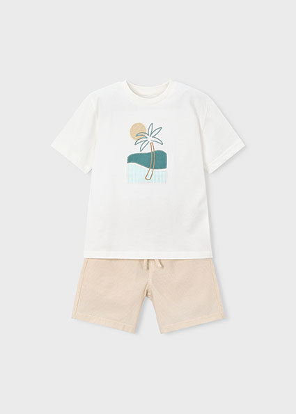Completo pantaloncino e maglietta bambino Mayoral