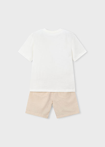 Completo pantaloncino e maglietta bambino Mayoral