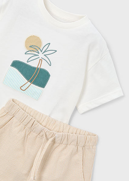 Completo pantaloncino e maglietta bambino Mayoral