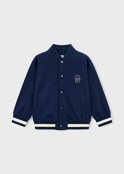Giacca bambino stile college blu Mayoral