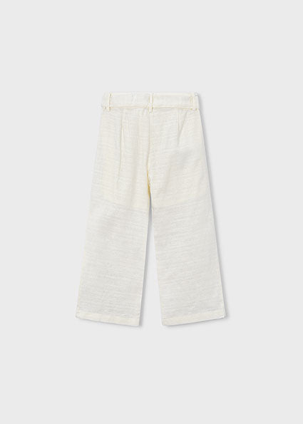 Pantalone lungo lino bambina Mayoral