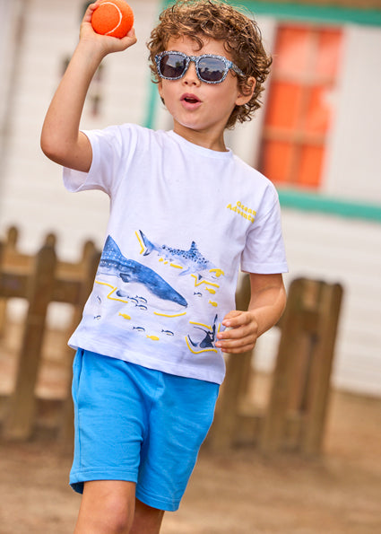 Completo bambino t-shirt e shorts Ocean Adventure Mayoral