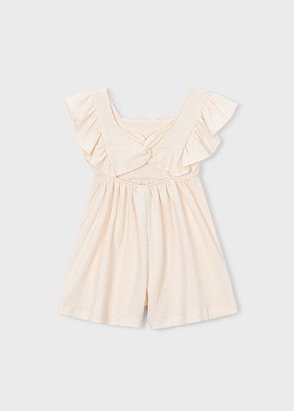 Tuta Bambina Mayoral Avorio con Pizzo – Eleganza da Cerimonia