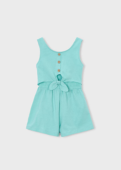 Tuta Bambina Verde Acqua – Freschezza e Comfort Estivo