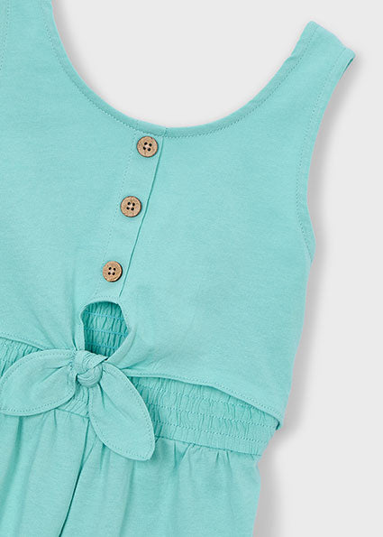 Tuta Bambina Verde Acqua – Freschezza e Comfort Estivo
