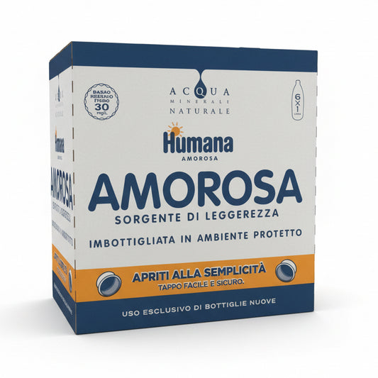 Acqua Amorosa 6 x 1L – Cartone Risparmio per Neonati e Bambini