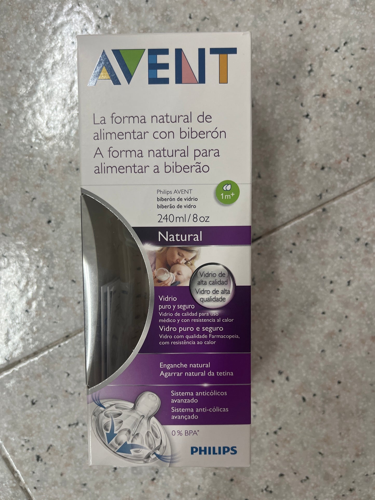 Avent Biberon Vetro 240 Ml
