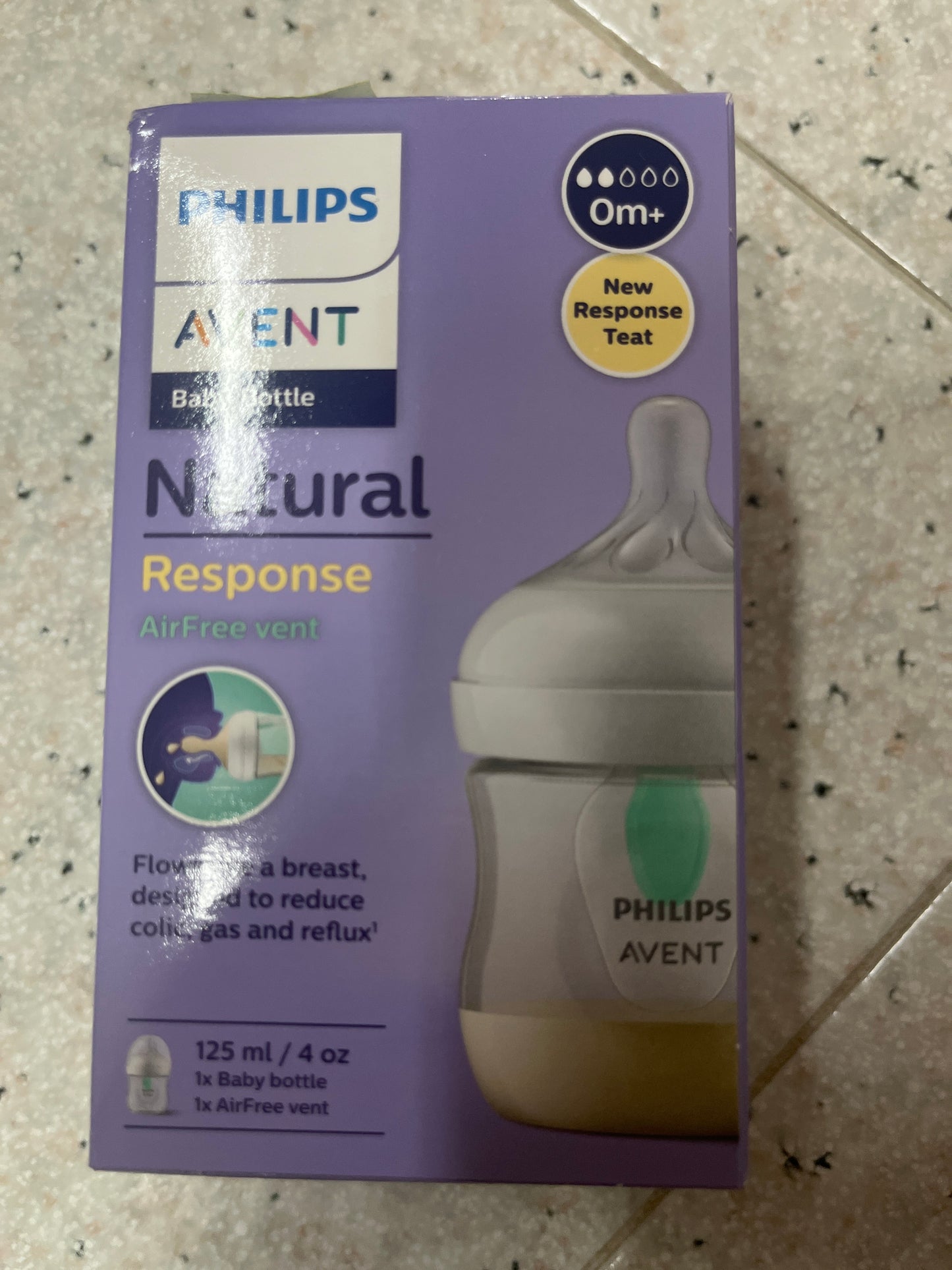 Avent Biberon Natural AirFree Vent 125 ml