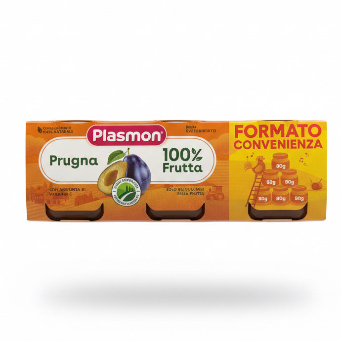 PLASMON OMOGENEIZZATO FRUTTA 6x80gr PRUGNA