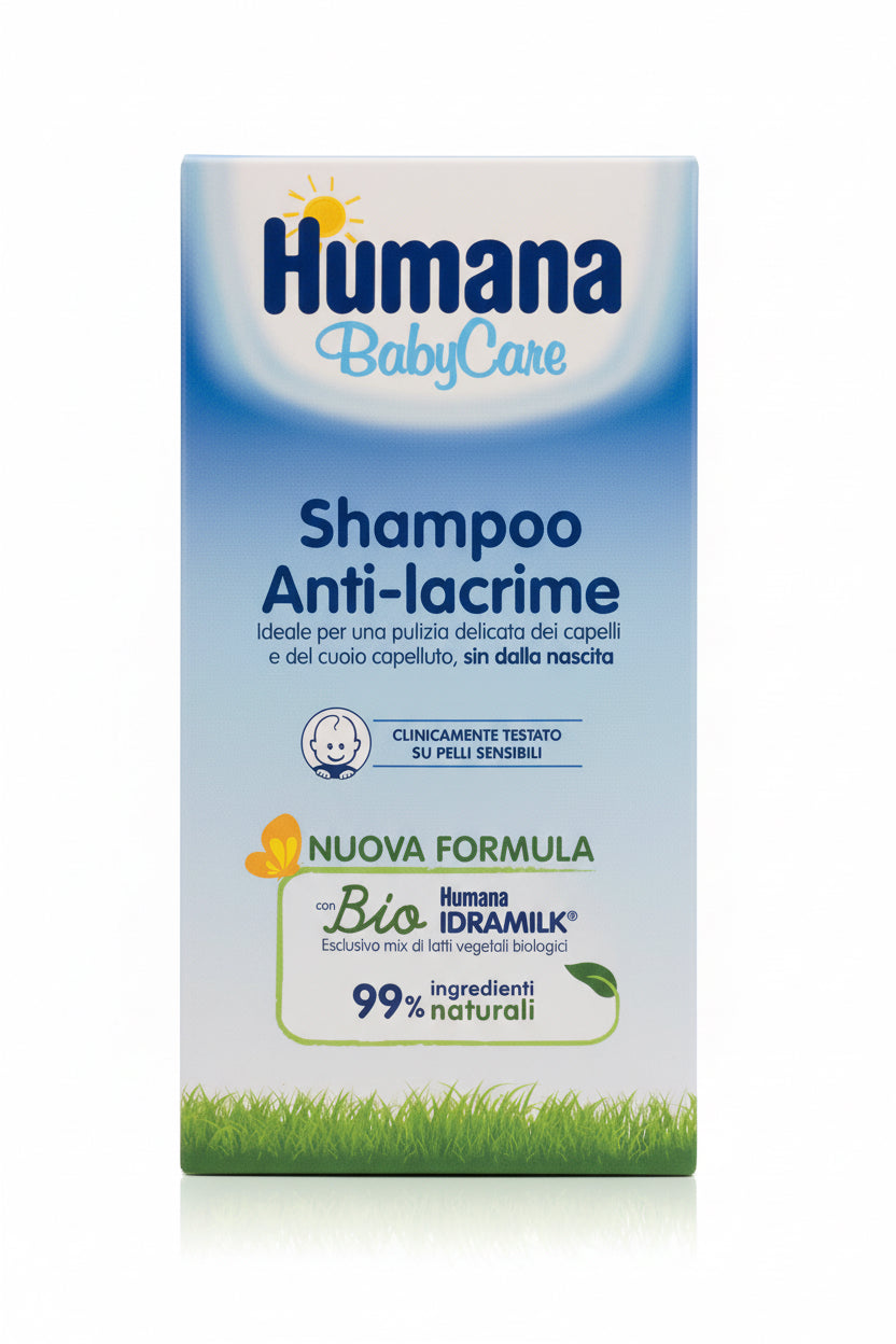 Humana Shampoo Anti-Lacrime 200 ml – Delicato per Neonati