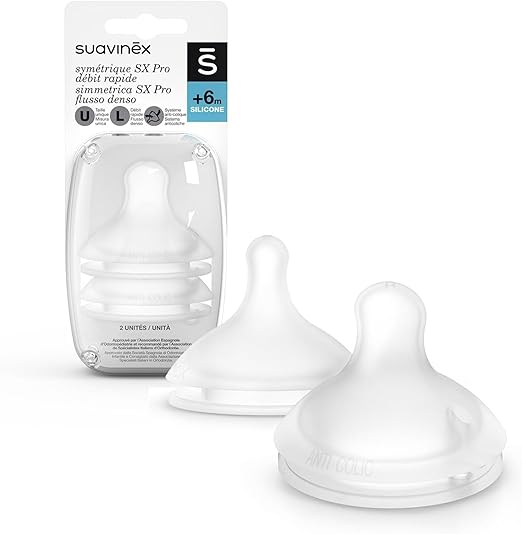 Suavinex Tettarelle SX Pro™ in Silicone Flusso Large (2 pz)