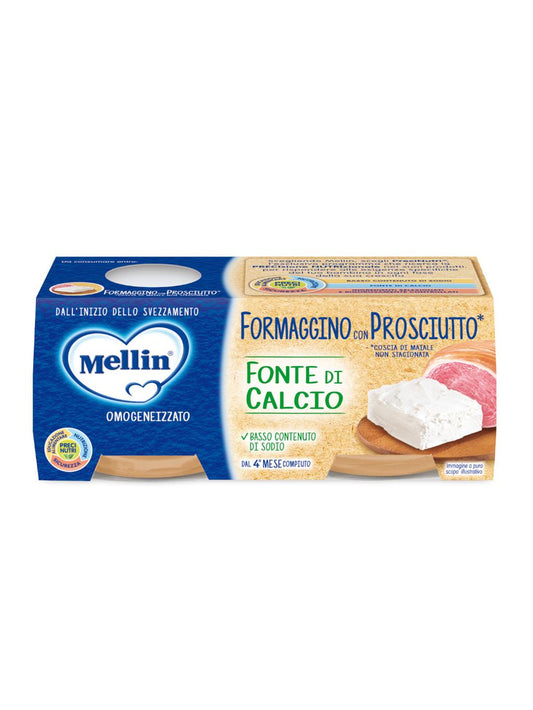 Mellin Formaggino con Prosciutto 2 x 80 gr
