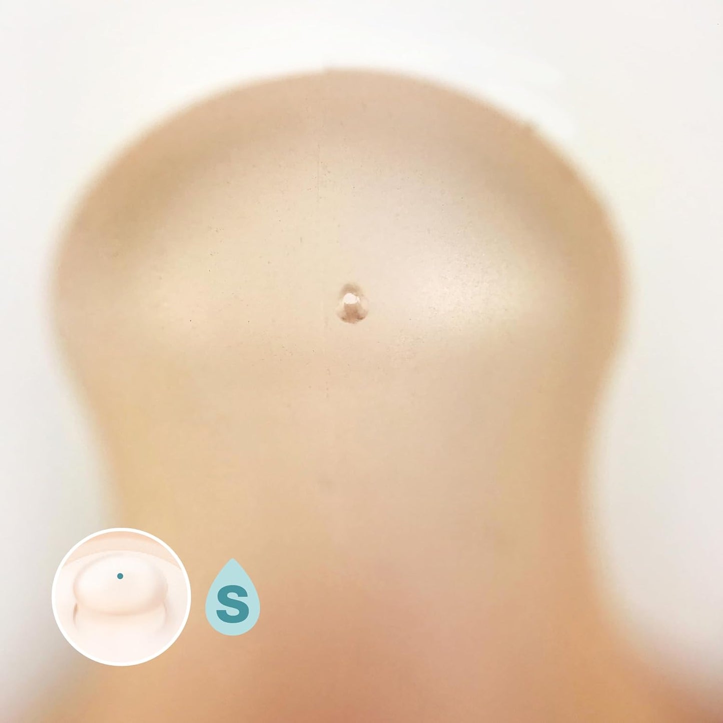 Suavinex Zero.Zero Biberon in Silicone Flusso M 270 ml – Light (con sacca interna)
