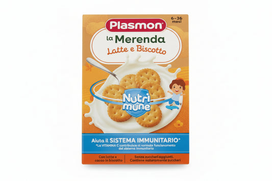 PLASMON MERENDA LATTE E BISCOTTO 2x120 ML