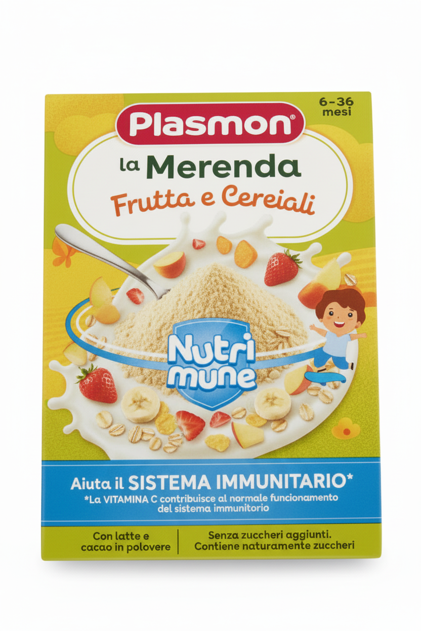 PLASMON SAPORI NATURA FRUTTA E CEREALI 2x120ml