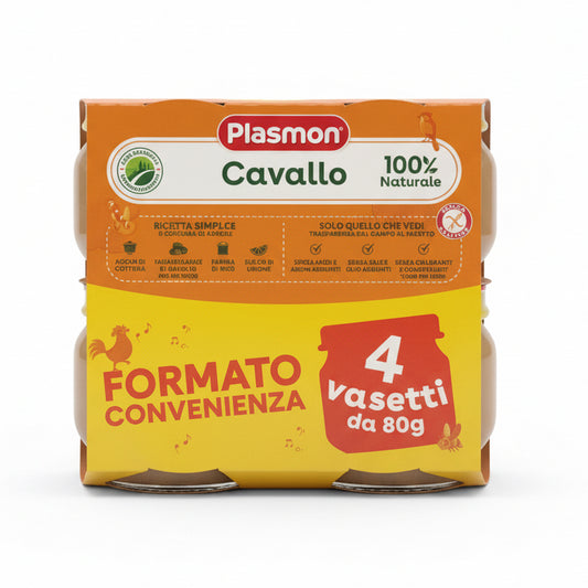 PLASMON OMOGENEIZZATO CARNE Cavallo 4x80GR