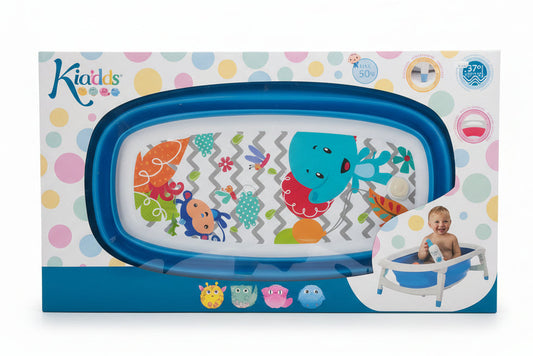 Kiokids Vaschetta Bagnetto Pieghevole per Bambini