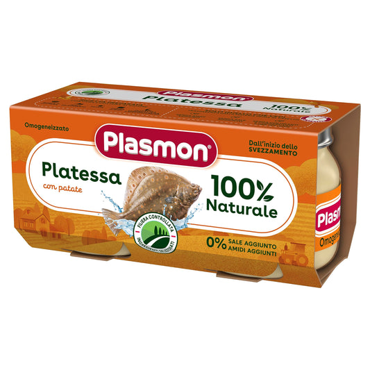 Omogeneizzato Pesce Platessa 2×80 g Plasmon