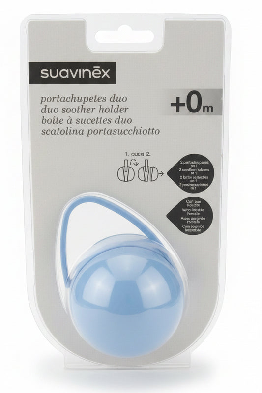 Suavinex Portasucchietto Duo Azzurro