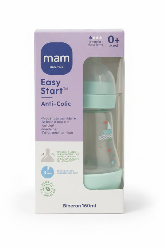 MAM Easy Start Anti-Colic 160 ml Verde Acqua