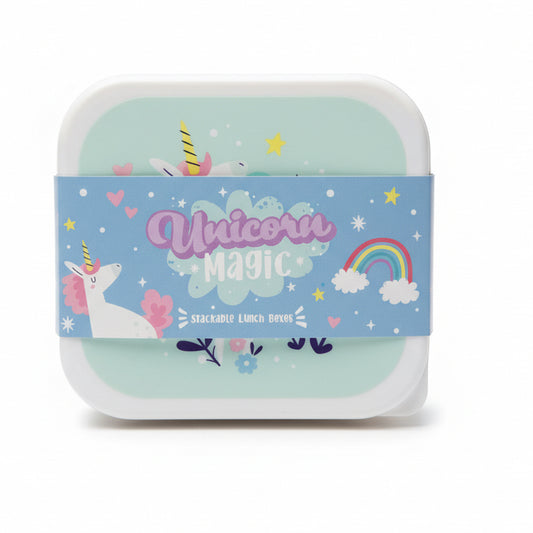 Porta merenda Unicorno 3 in 1