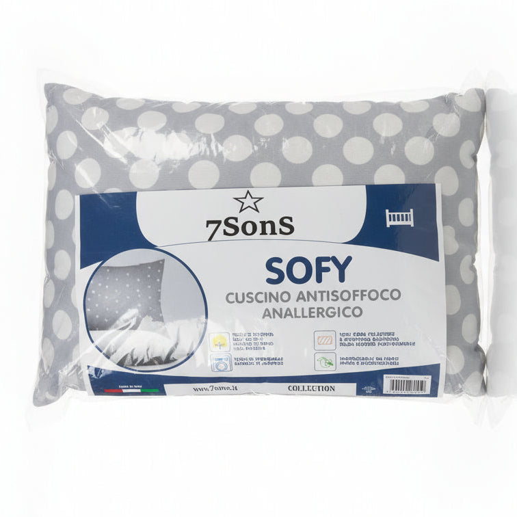 7Sons SOFY Cuscino Antisoffoco Anallergico