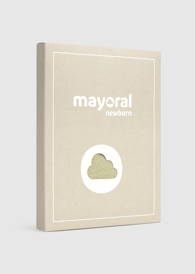 Completo 3 pezzi neonato Mayoral nella confezione regalo Newborn