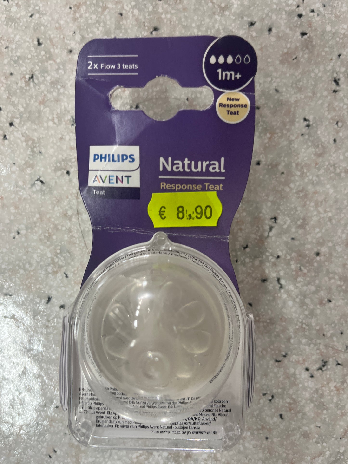 Avent tettarella 1 m 3 fori