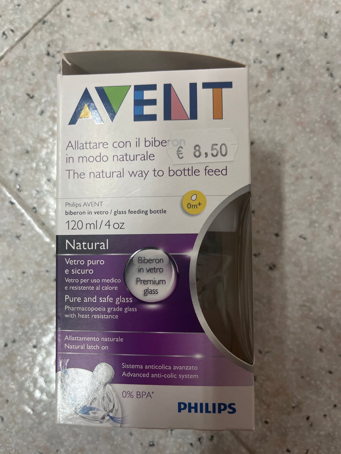 Avent Biberon vetro 120 ml