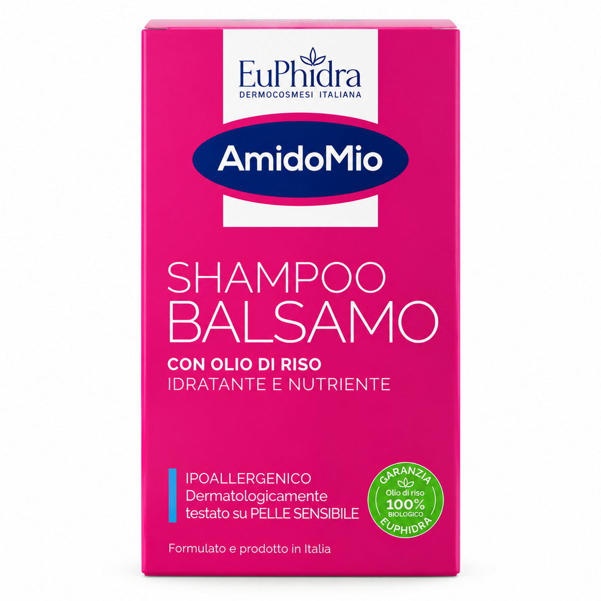 Euphidra AmidoMio Shampoo Balsamo con Olio di Riso 200 ml