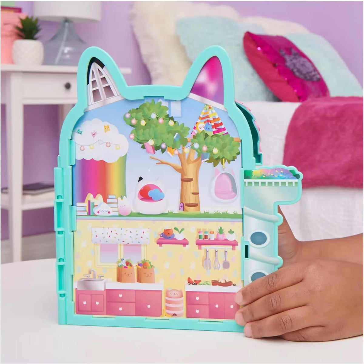 Gabby’s Dollhouse Mini Casa delle Bambole con Gabby e Accessori Spin Master