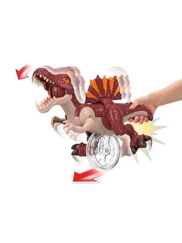 Spinosauro Jurassic World con movimento manuale e bocca apribile