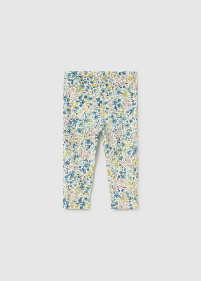 Leggings floreali multicolore Mayoral neonata