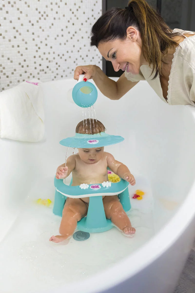 OK Baby Hippo Visiera Shampoo Proteggi Occhi e Orecchie Azzurra