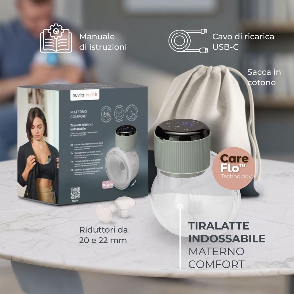 Nuvita Tiralatte Indossabile Materno Comfort