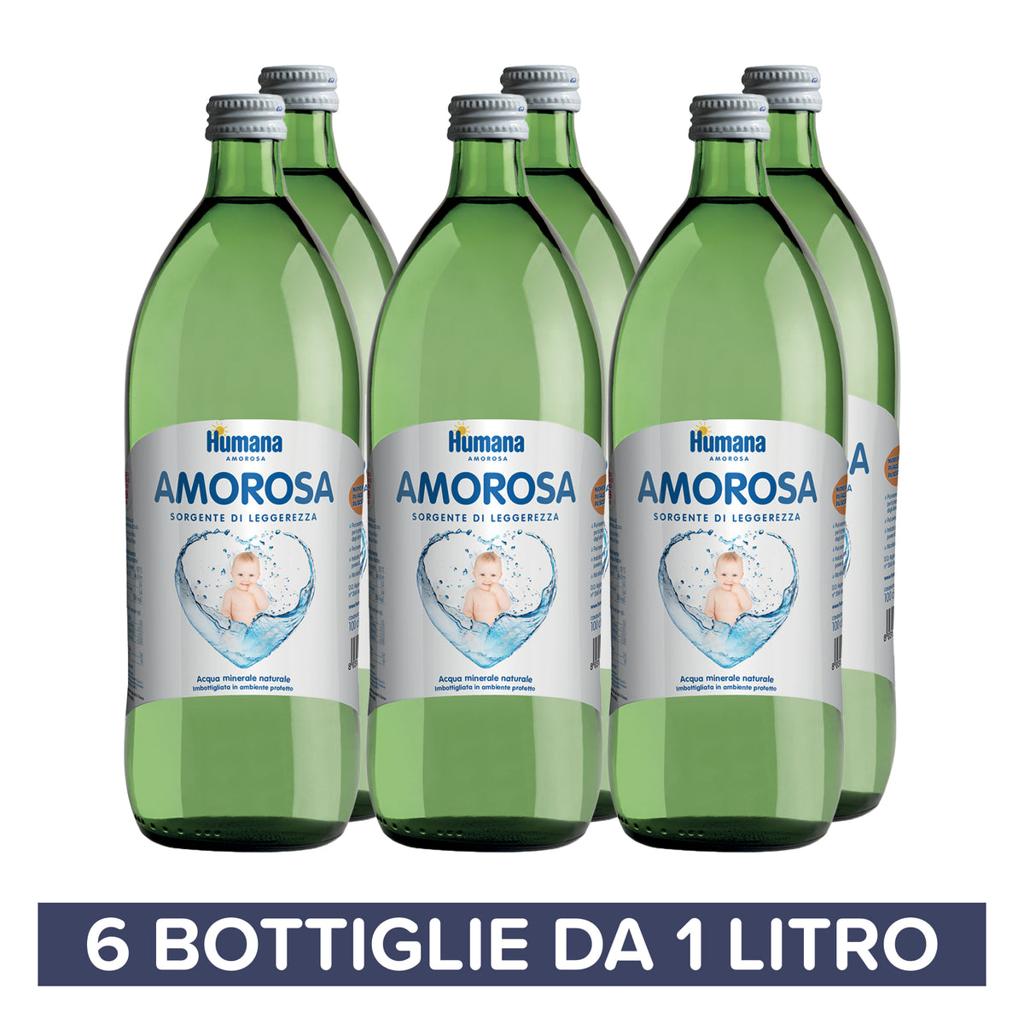 Acqua Amorosa 6 x 1L – Cartone Risparmio per Neonati e Bambini