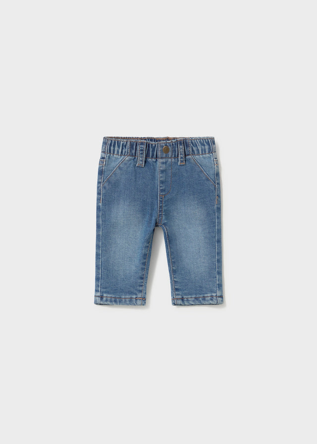 Pantalone jeans basic neonato Mayoral blu medio