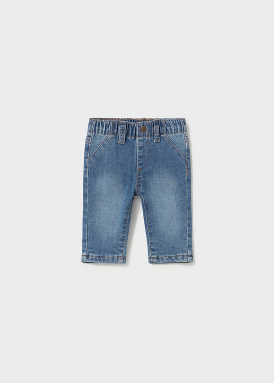 Pantalone jeans basic neonato Mayoral blu medio