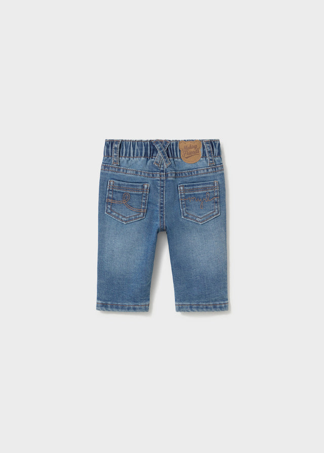 Pantalone jeans basic retro neonato Mayoral blu medio
