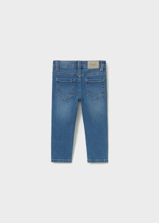 Pantalone jeans slim fit neonato Mayoral blu medio