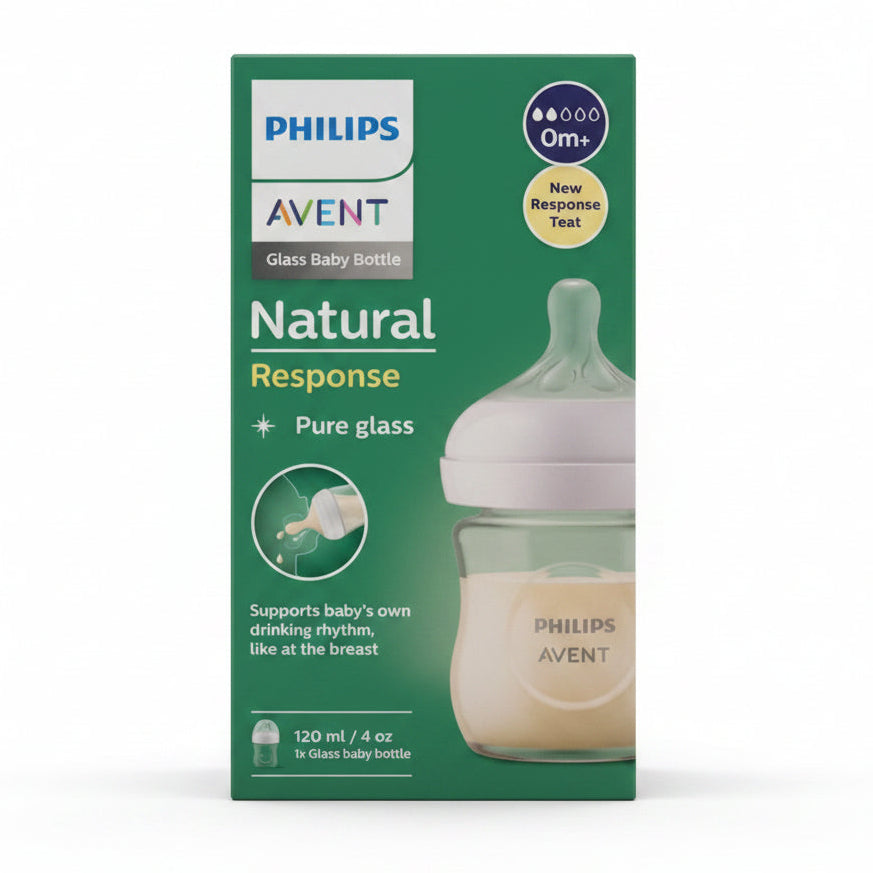 Philips Avent Biberon in Vetro Natural Response 120 ml
