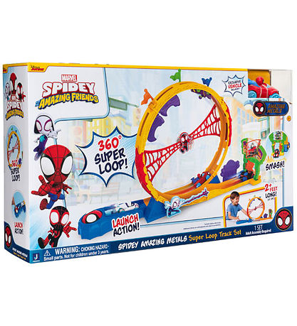 Spidey Amazing Metals Super Loop Track Set con lanciatore