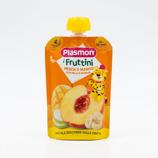 Plasmon Spremi e Gusta Pesca, Mango con Mela e Banana 130 g.