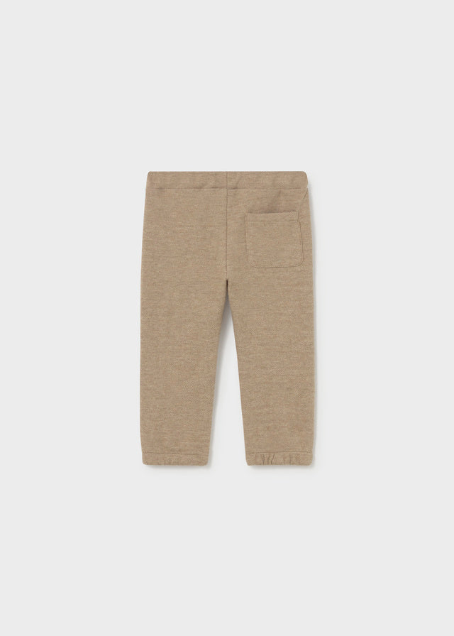 Retro pantalone neonato Mayoral tortora con tasca posteriore