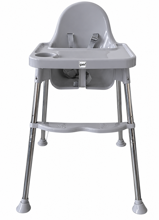 Seggiolone pappa Gaia grigio 