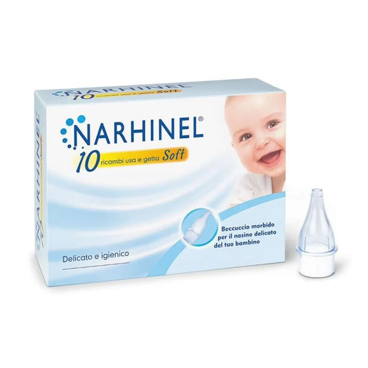 Narhinel Ricambi Usa e Getta 10 pz – Igiene Nasale Neonati