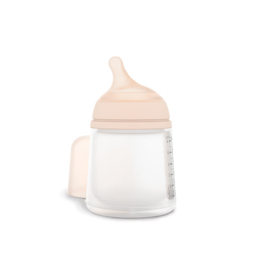Suavinex Zero.Zero Biberon in Silicone Flusso M 270 ml – Light (con sacca interna)