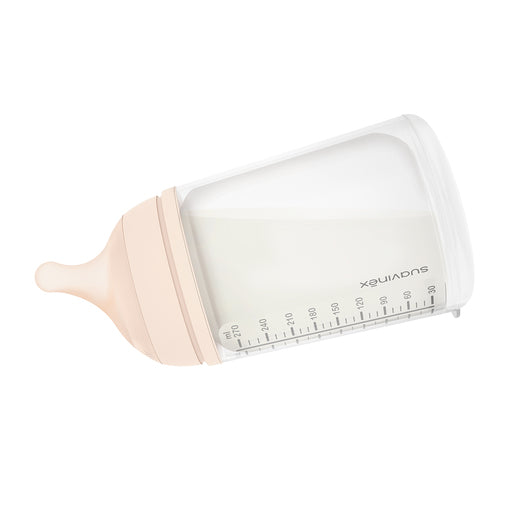 Suavinex Zero.Zero Biberon in Silicone Speciale Allattamento 180 ml – Light